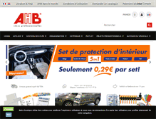 Tablet Screenshot of ahbinternational.com